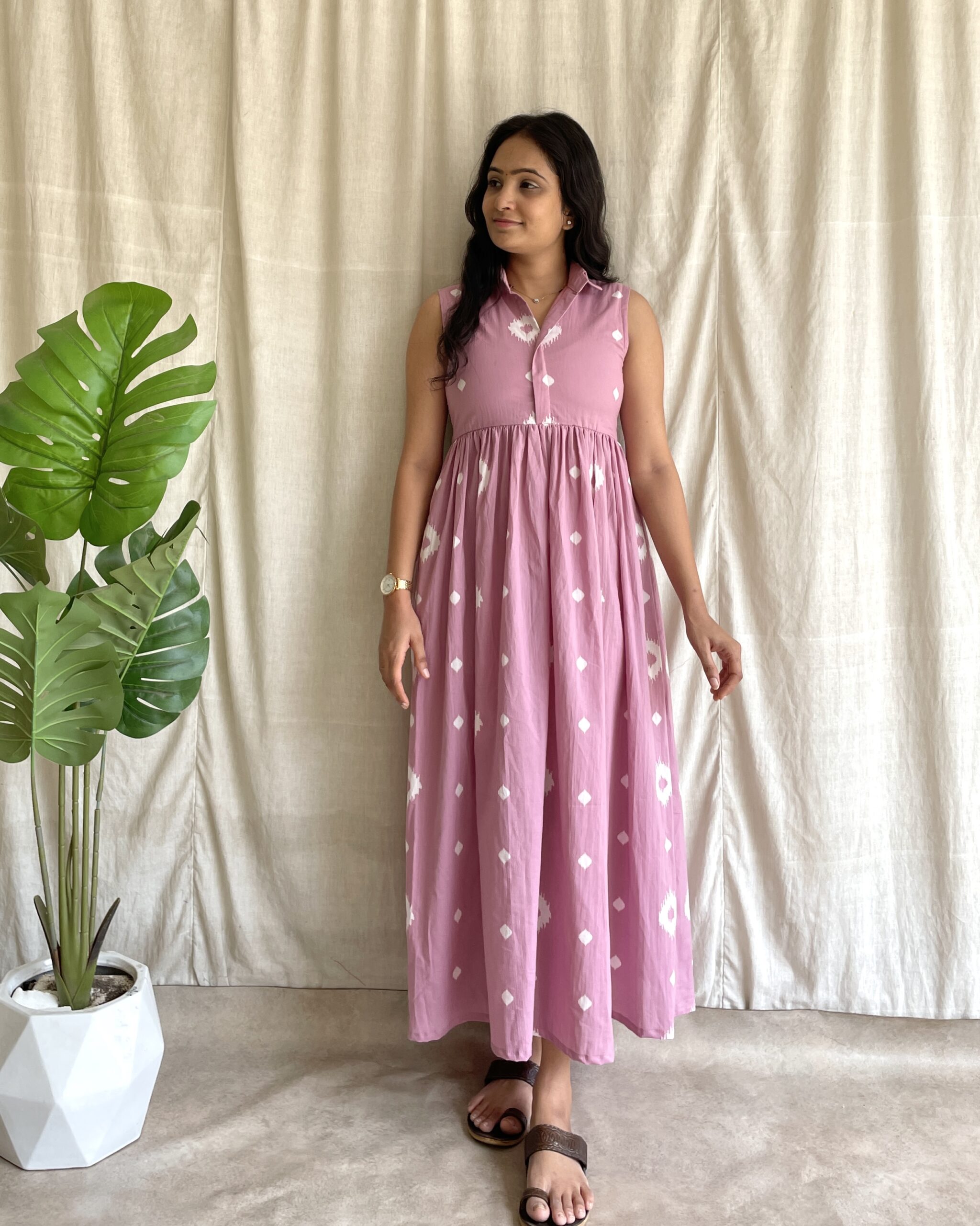 Cotton maxi dress
