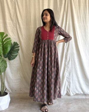 Cotton maxi dress